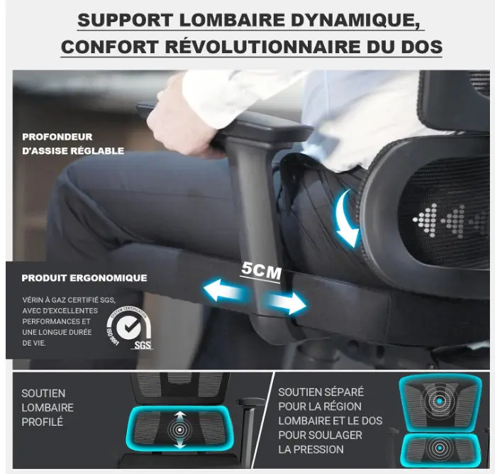 chaise de bureau revolusuonaire construction francaise