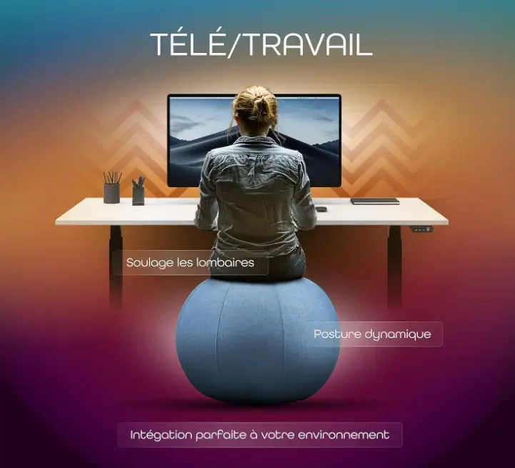 ballon chaise pour teletravail