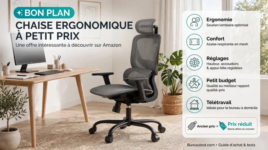 une chaise de bureau en promotion