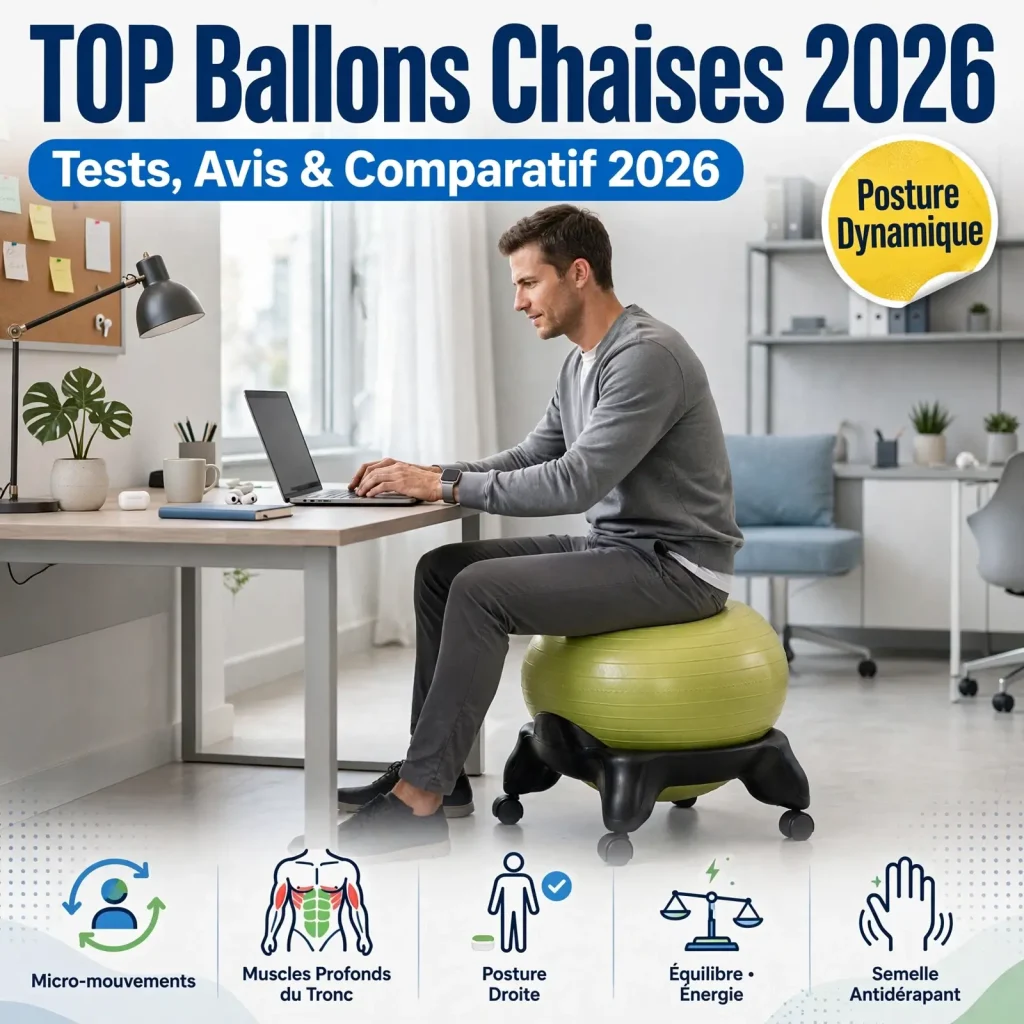 ballon chaise stable & dynamique 