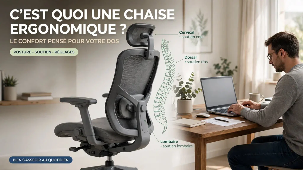 pourquoi acheter une chaise ergonomique  