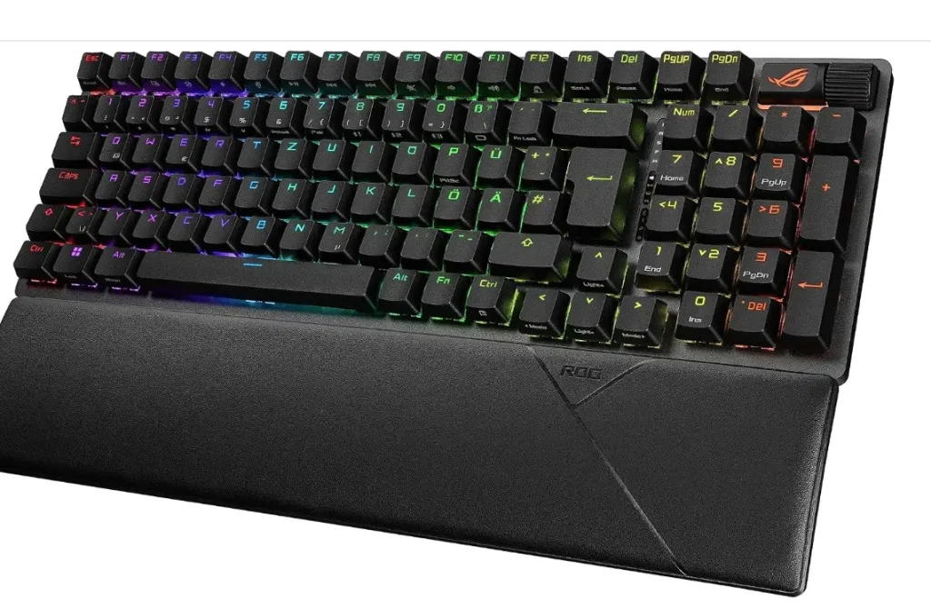 test apres utilisation prolongé ASUS Rog Strix Scope II 96 Wireless Keyboard USB