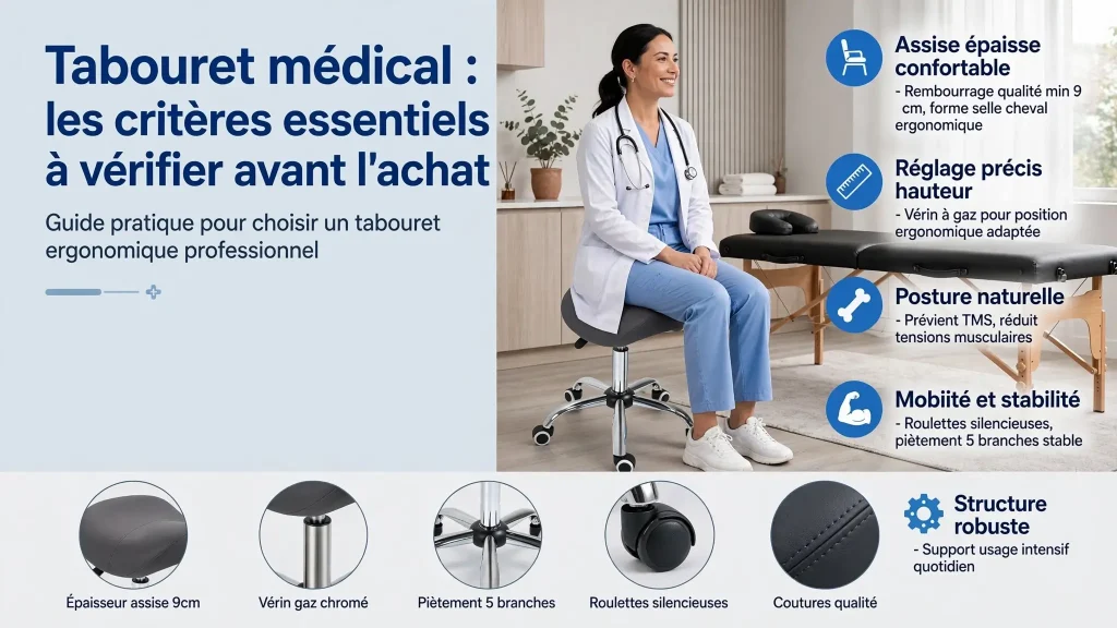 tabouret médical les critères essentiel avant d'acheter