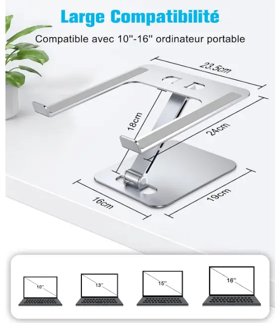 meilleur support pc portable ventilé