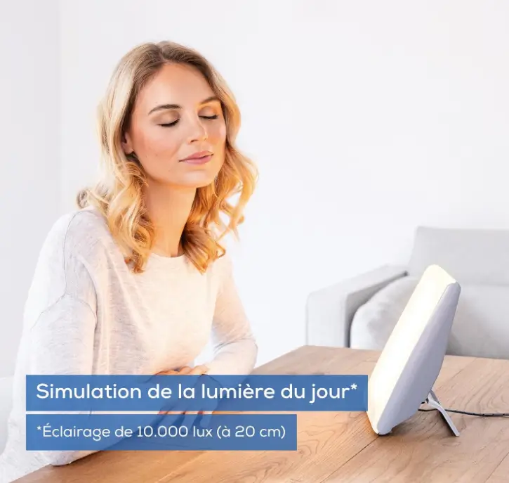 idee cadeau lampe de luminotherapie simulation  lumière du jour 3 températures de couleur