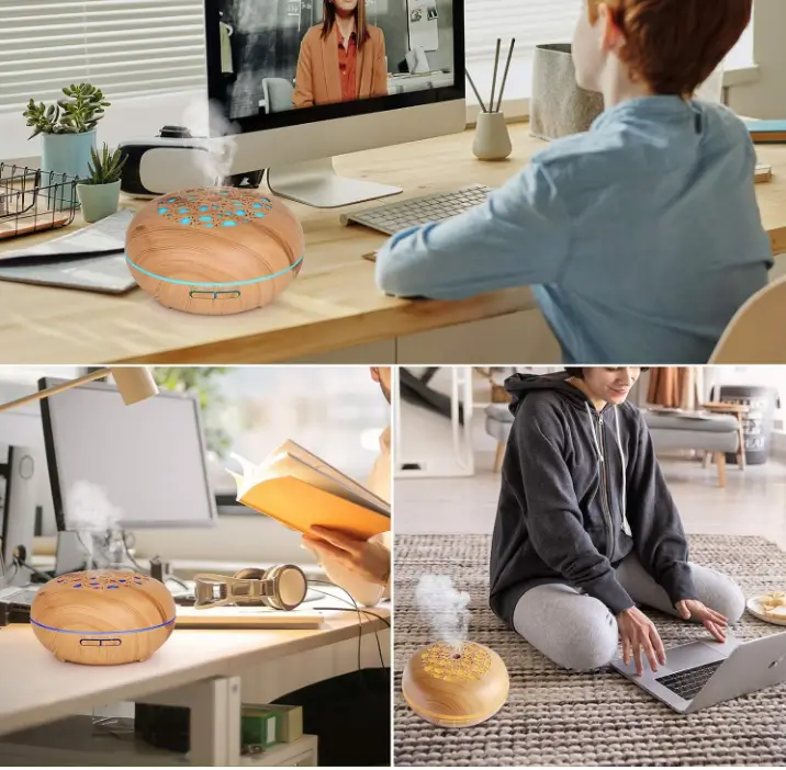 idee de cadeau  Diffuseur Huiles Essentielles avec Télécommande