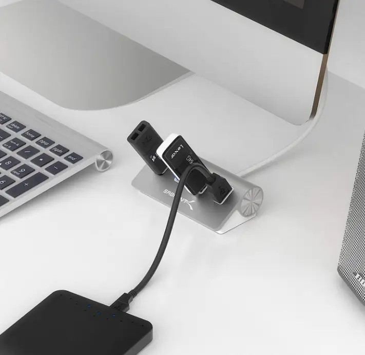 idee de cadeau anniversaire Hub USB 4 Ports Adaptateur  Haute Vitesse multiport