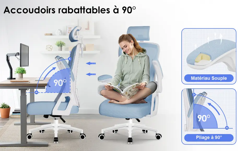 chaise bureau bonne assise