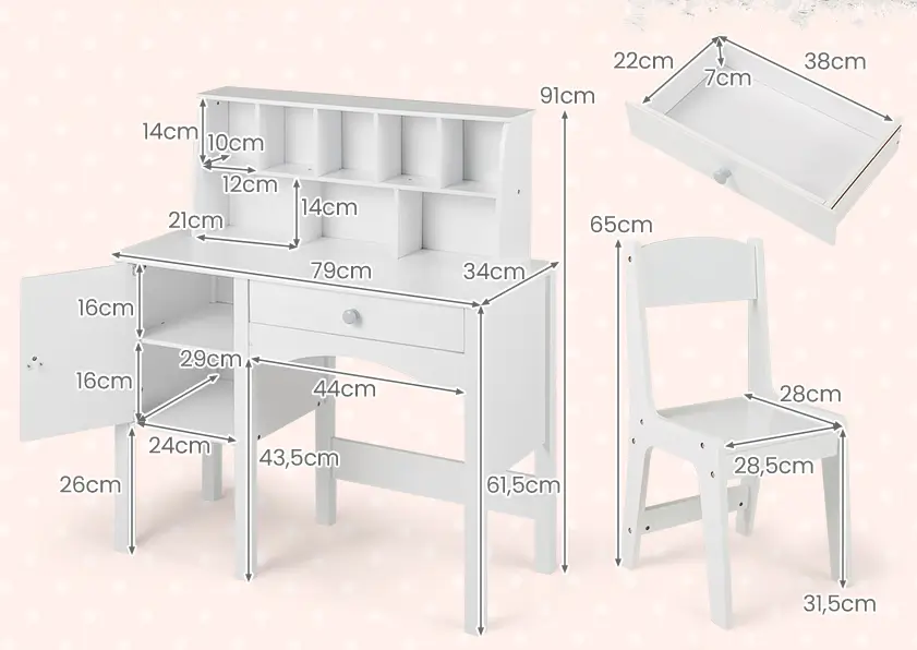 avis bureau enfant primaire rangement