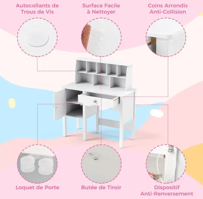 comparatif bureau pour enfant en primaire