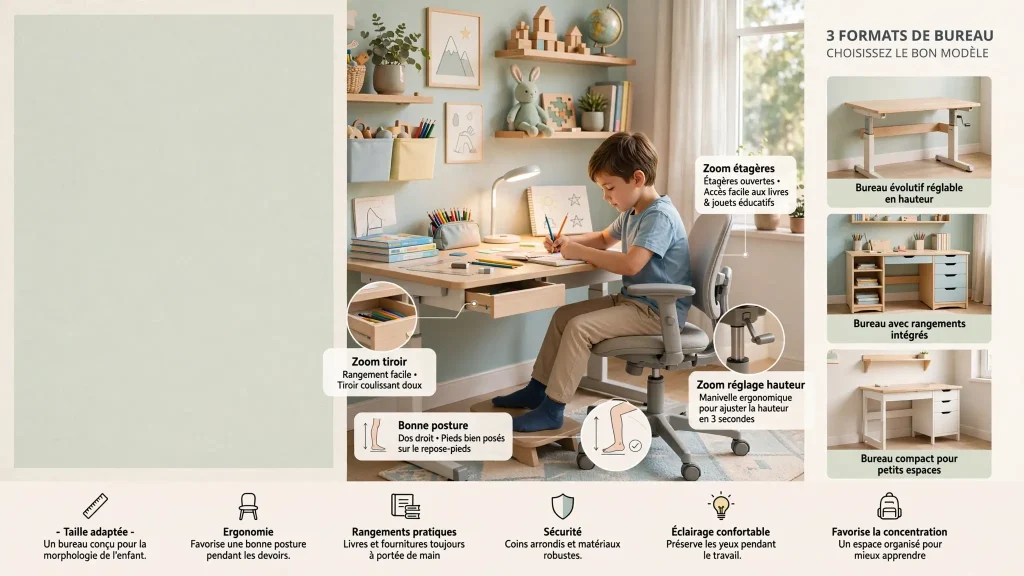 les points important a savoir evant d acheter un bureau pour enfant