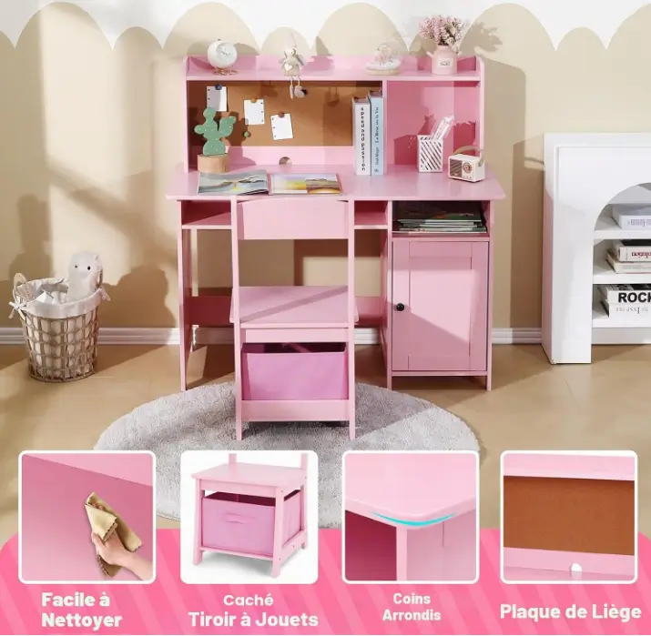 meilleure offre bureau pour ecoliere