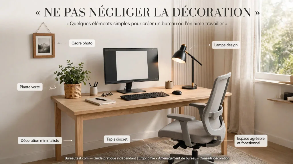 idées de décoration pour un bureau de travail a domicile