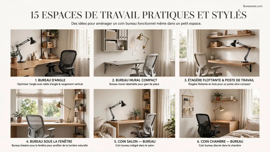 meilleures organisation de bureau pour optimiser la place
