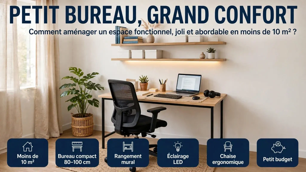 petit bureau grand confort optimisation