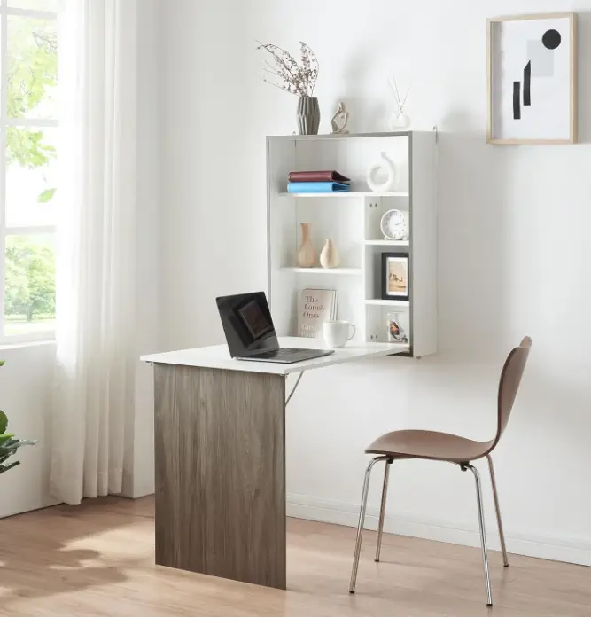 comment optimiser l'espace du bureau avec un bureau rabatable
