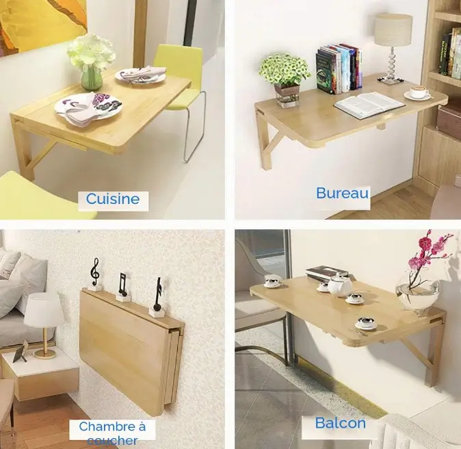 comment optimiser l'espace du bureau avec une table de travail