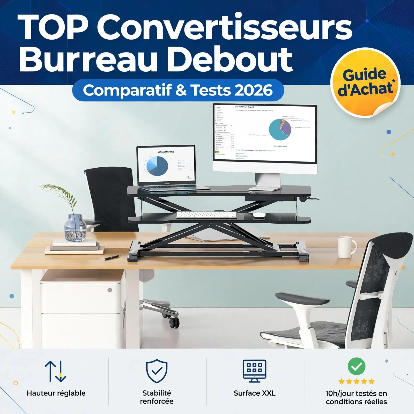 quel est le rehausseur de bureau meilleur rapport qui a le  qualite prix