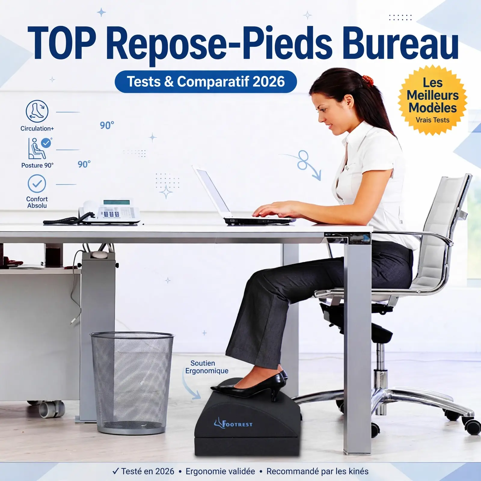 quel est le repose pied sous bureau le meilleur rapport qualité prix