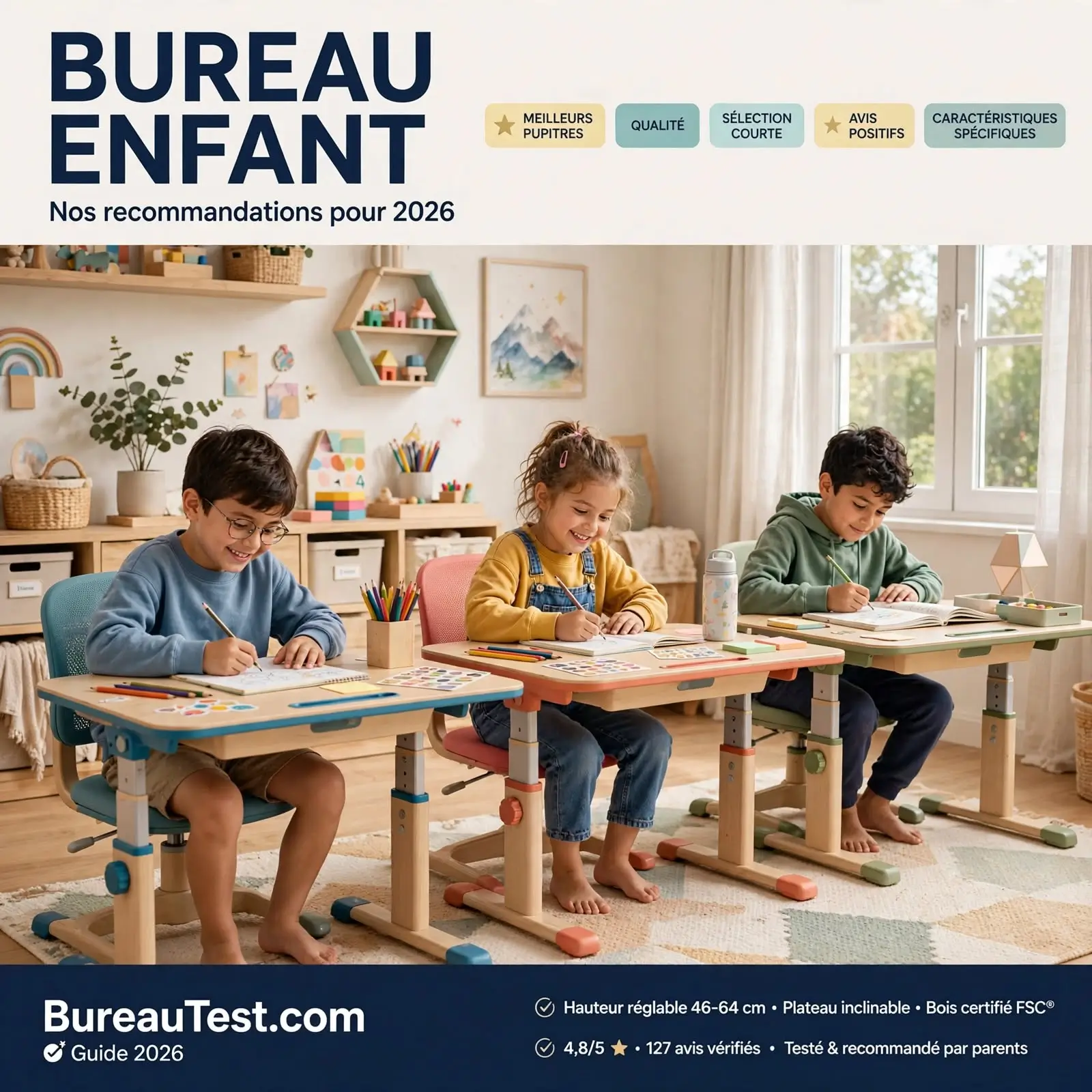 quel est le meilleur bureau écolier 