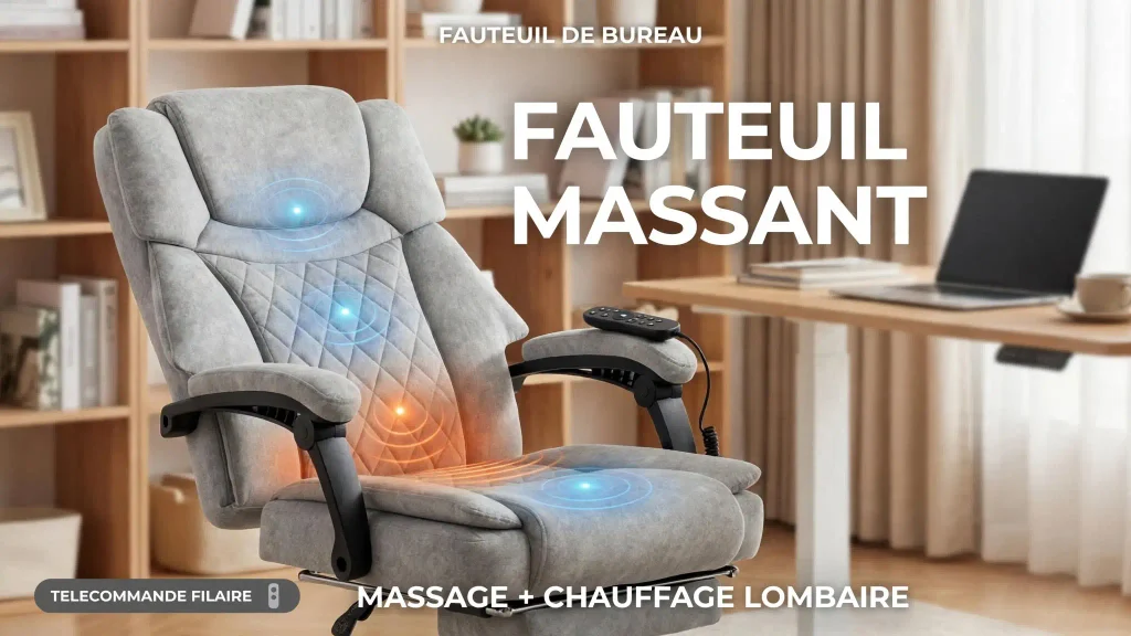 avantage et inconvénient fauteuil de bureau massage
