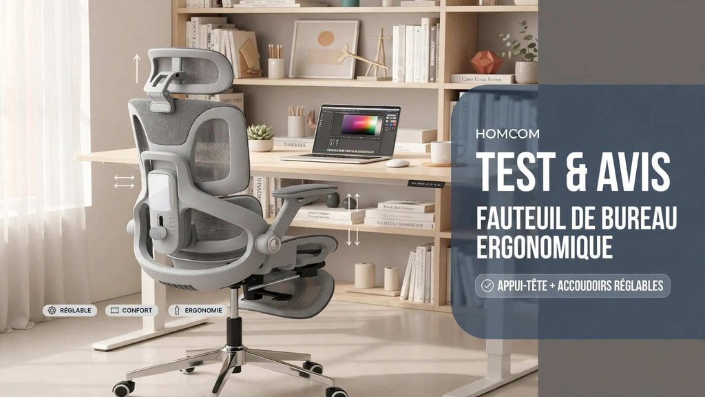 test et avis du fauteuil de bureau ergonomique